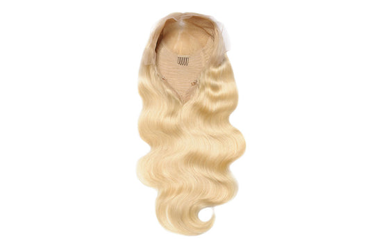 Platinum Blonde (613) Uncustomized Raw Luxe CLOSURE Wig